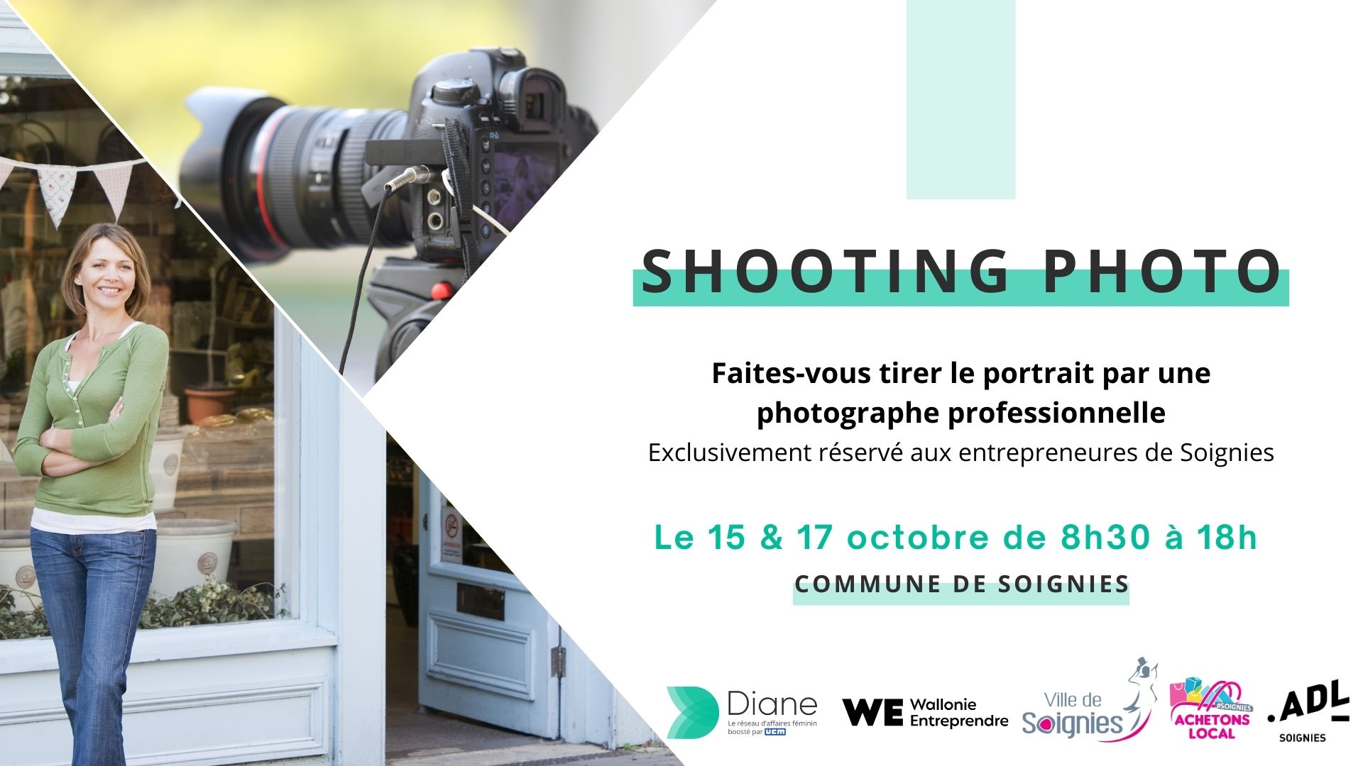 Shooting Photo Itinérant @Soignies Lune & l'autre photographe