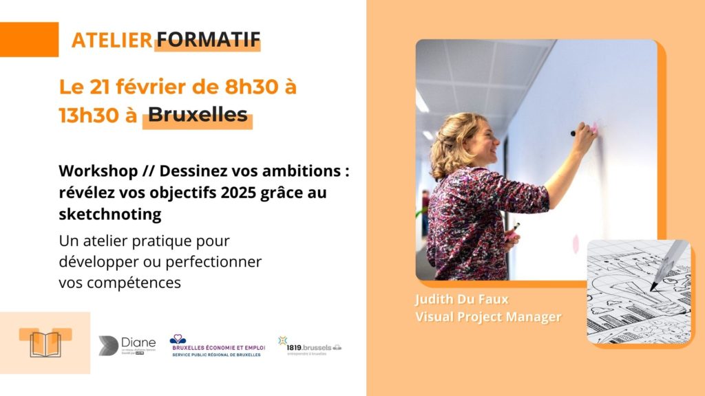 Workshop // Dessinez vos ambitions : révélez vos objectifs 2025 grâce au sketchnoting