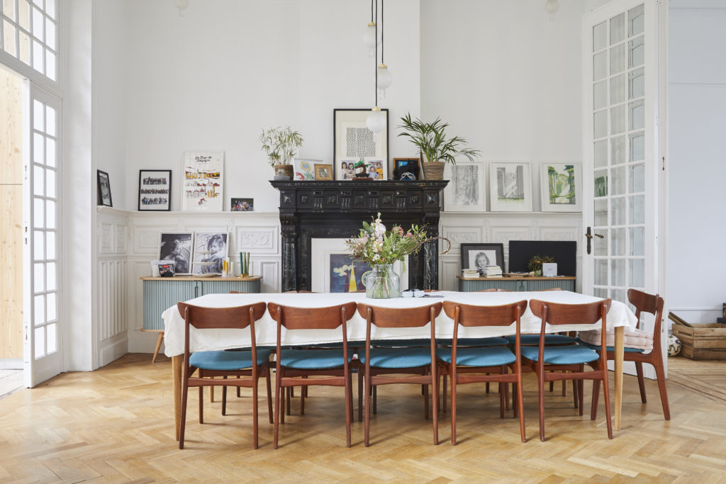 Location pour shooting photos Maison Mitoyenne Hausmanienne sur Bruxelles: l'esprit maes(B) - Les Maisons de Zoë